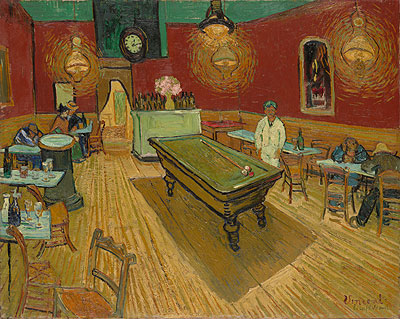 The Night Cafe in the Place Lamartine in Arles, 1888 | Vincent van Gogh | Painting Reproduction