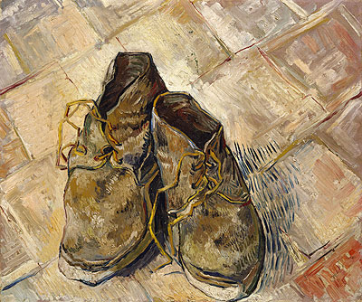 A Pair of Shoes, 1888 | Vincent van Gogh | Gemälde Reproduktion