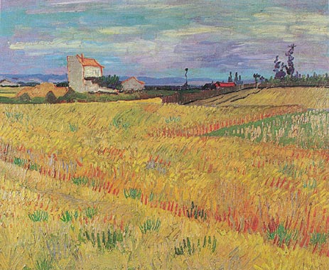 Wheat Field, June 1888 | Vincent van Gogh | Gemälde Reproduktion