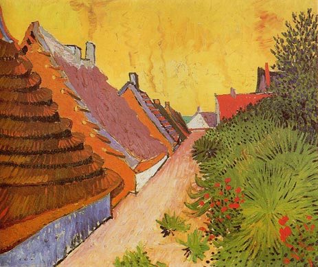 Street in Saintes-Maries, 1888 | Vincent van Gogh | Painting Reproduction