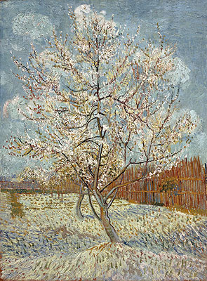 Peach Tree in Blossom, April-May | Vincent van Gogh | Painting Reproduction