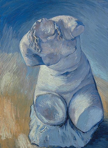 Gipsstatuette eines weiblichen Torsos, 1887 von Vincent van Gogh | Gemälde-Reproduktion