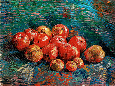 Stillleben mit Äpfeln, 1887 von Vincent van Gogh | Gemälde-Reproduktion