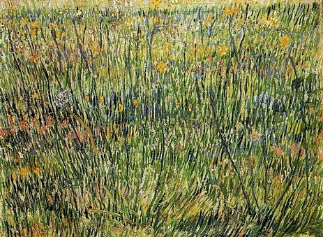 Weide in voller Blüte, 1887 | Vincent van Gogh | Gemälde Reproduktion