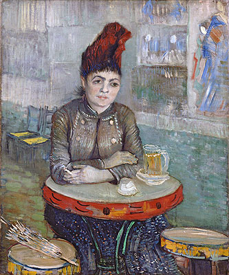Agostina Segatori Sitting in the Cafe du Tambourin, c.1887/88 | Vincent van Gogh | Painting Reproduction