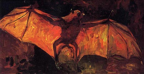 Gestopfter Kalong, 1884 von Vincent van Gogh | Gemälde-Reproduktion