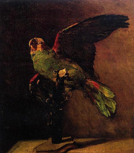 The Green Parrot, 1886 | Vincent van Gogh | Painting Reproduction