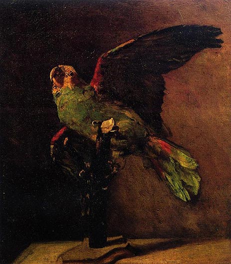 Der grüne Papagei, 1886 von Vincent van Gogh | Gemälde-Reproduktion