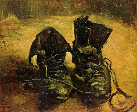 Schuhe, 1886 | Vincent van Gogh | Gemälde Reproduktion