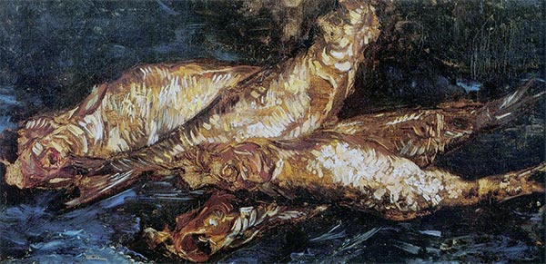 Still Life with Bloaters | Vincent van Gogh | Painting Reproduction