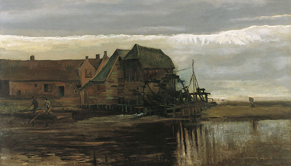 Watermill at Gennep, 1884 | Vincent van Gogh | Gemälde Reproduktion