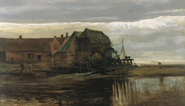Watermill at Gennep, 1884 | Vincent van Gogh