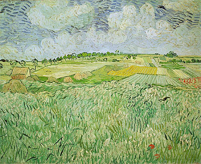 Die Ebene bei Auvers, 1890 | Vincent van Gogh