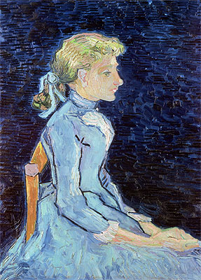 Porträt von Adeline Ravoux | Vincent van Gogh | Gemälde Reproduktion