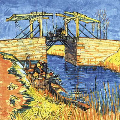 Die Langlois-Brücke in Arles | Vincent van Gogh | Gemälde Reproduktion