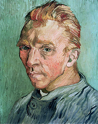 Self Portrait, 1889 | Vincent van Gogh | Painting Reproduction