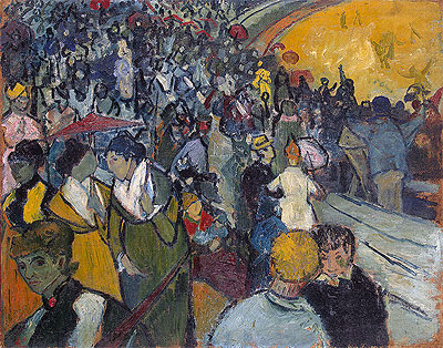 Arena at Arles, 1888 by Vincent van Gogh | Painting Reproduction