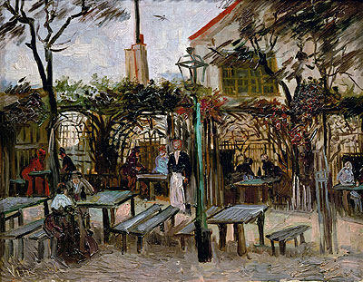 Pleasure Gardens at Montmartre, 1886 | Vincent van Gogh | Gemälde Reproduktion