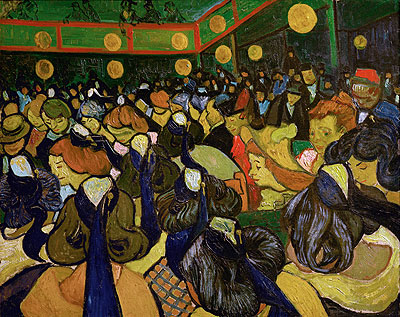 The Dance Hall at Arles (Ball in Arles), 1888 | Vincent van Gogh | Gemälde Reproduktion