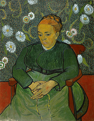 La Berceuse (Portrait of Madame Roulin) | Vincent van Gogh | Painting Reproduction