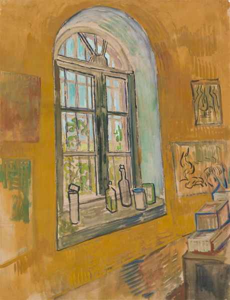 Fenster im Atelier, 1889 | Vincent van Gogh