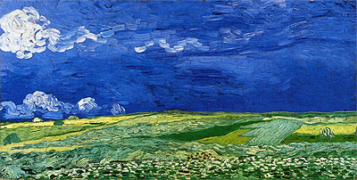 Weizenfelder unter Gewitterwolken, 1890 | Vincent van Gogh