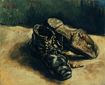 A Pair of Shoes, 1886 | Vincent van Gogh | Gemälde Reproduktion
