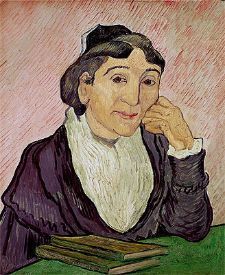 L'Arlesienne (Madame Ginoux), 1890 | Vincent van Gogh | Gemälde Reproduktion