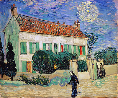 White House at Night, 1890 | Vincent van Gogh | Painting Reproduction