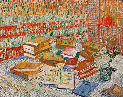 Die gelben Bücher (Pariser Romane), 1887 | Vincent van Gogh | Gemälde Reproduktion