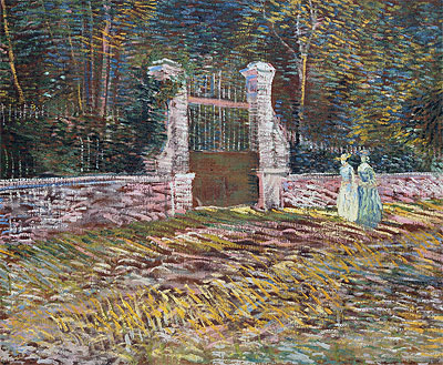 Entrance to the Voyer-d'Argenson Park at Asnieres, 1887 | Vincent van Gogh | Painting Reproduction