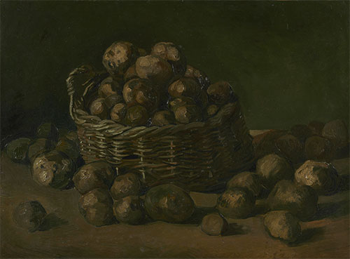 Basket of Potatoes, 1885 | Vincent van Gogh | Painting Reproduction