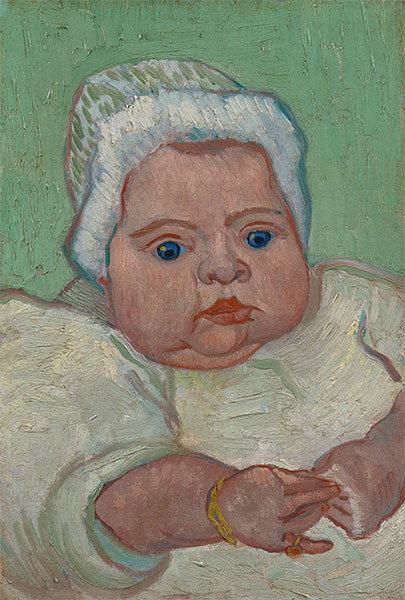 Porträt von Marcelle Roulin, 1888 | Vincent van Gogh | Gemälde Reproduktion