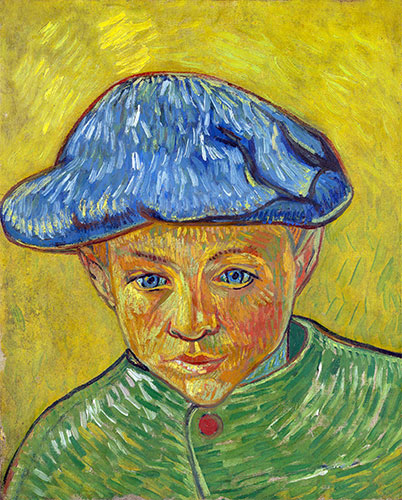 Porträt von Camille Roulin | Vincent van Gogh | Gemälde Reproduktion