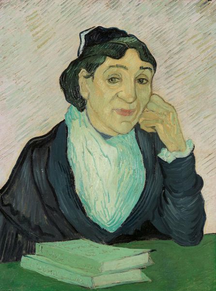 L'Arlésienne (Porträt von Madame Ginoux), 1890 | Vincent van Gogh | Gemälde Reproduktion