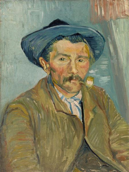 Der Raucher, 1888 | Vincent van Gogh | Gemälde Reproduktion