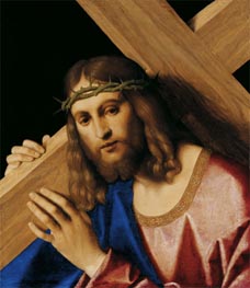 Christus trägt das Kreuz, c.1520/30 von Vincenzo di Biagio Catena | Gemälde-Reproduktion