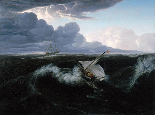 Rising of a Thunderstorm at Sea, 1804 | Washington Allston | Painting Reproduction
