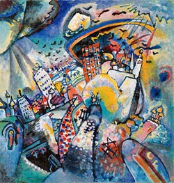 Moskau I, 1916 von Kandinsky | Gemälde-Reproduktion