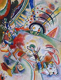 Non-Objective, 1910 by Kandinsky | Painting Reproduction