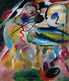 Bild mit Kreis | Kandinsky | Gemälde Reproduktion