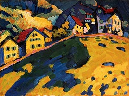 Summer Landscape, 1909 by Kandinsky | Painting Reproduction