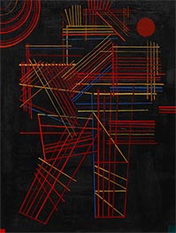 Colored Sticks, 1928 by Kandinsky | Painting Reproduction