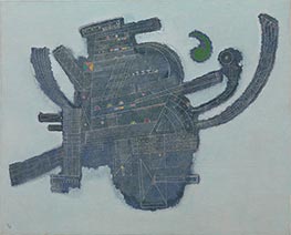 Grüner Akzent, 1935 von Kandinsky | Gemälde-Reproduktion