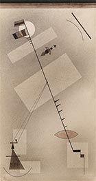Straffe Linie, 1931 von Kandinsky | Gemälde-Reproduktion