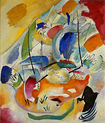 Improvisation 31 (Sea Battle), 1913 | Kandinsky | Gemälde Reproduktion