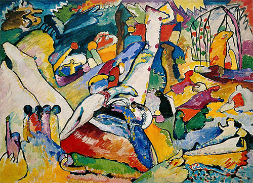 Skizze für 'Komposition II', c.1909/10 | Kandinsky | Gemälde Reproduktion