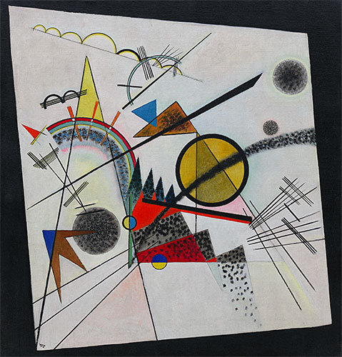 Im schwarzen Quadrat | Kandinsky | Gemälde Reproduktion
