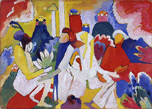 Oriental, 1909 | Kandinsky | Painting Reproduction