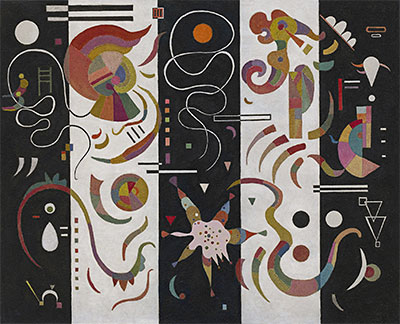 Striped | Kandinsky | Painting Reproduction